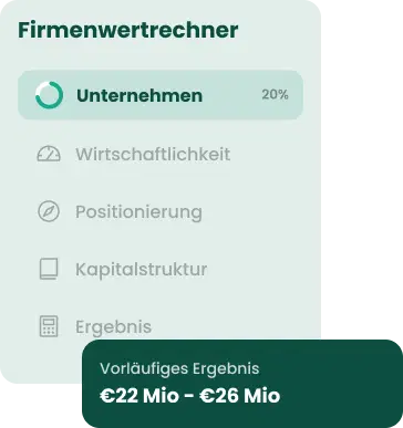 Firmenwert-Rechner Beispielbild